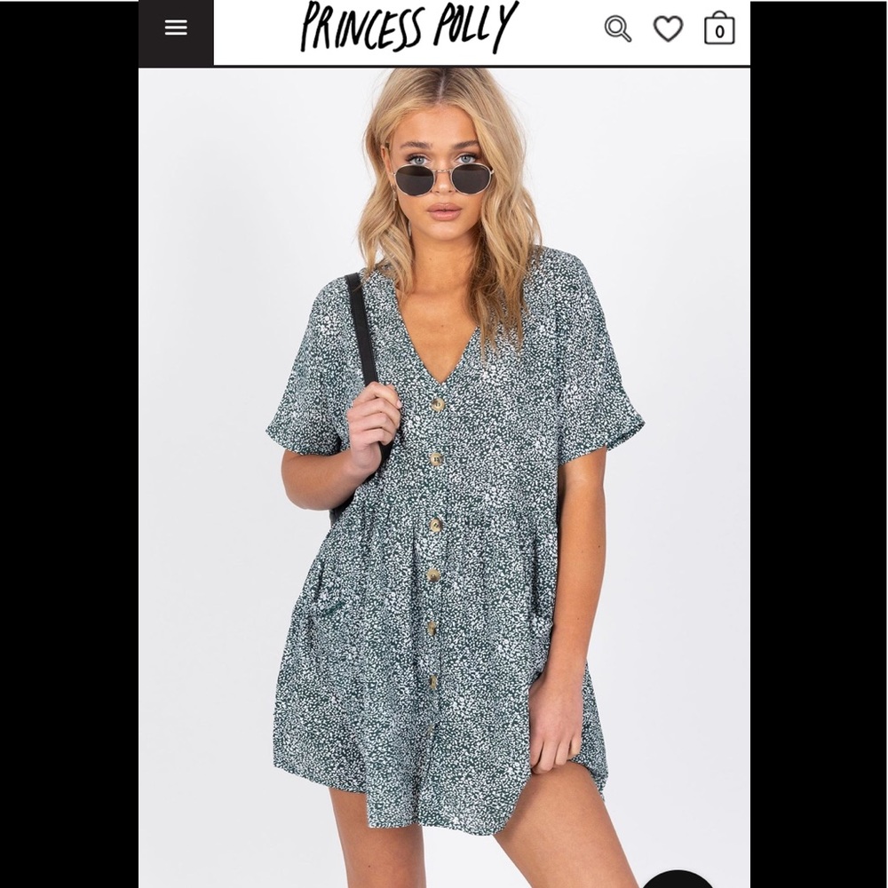 Oversized relaxed mini dress